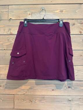 Athleta Plum Athletic tennis mini pocket skirt Large